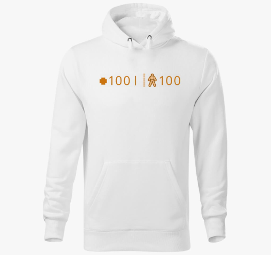 Gamer HUD kapucnis pulóver 
