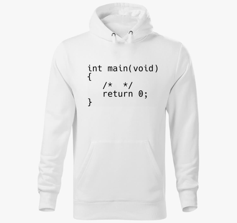 Kódsoros kapucnis pulóver, codereknek