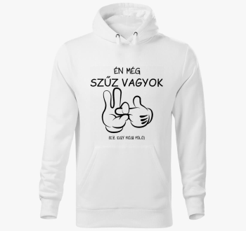 Szűz vagyok - legénybúcsús kapucnis pulóver