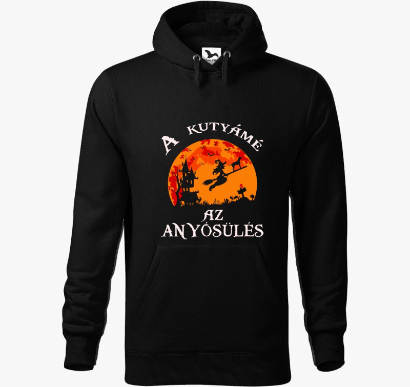 Kutyámé az anyósülés kapucnis pulóver