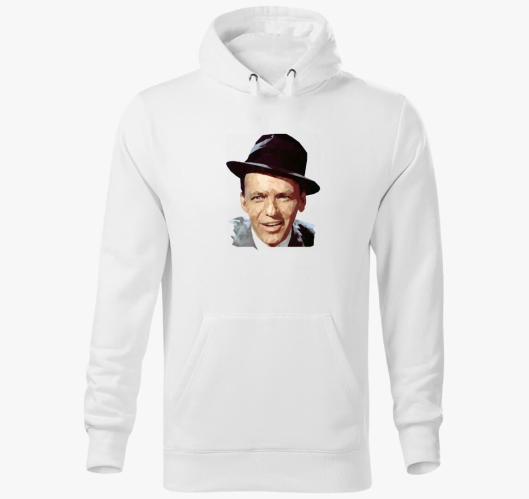 Frank Sinatra kapucnis pulóver...