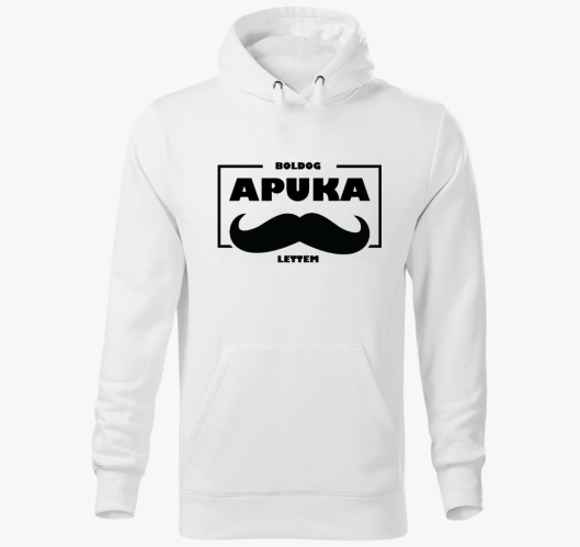 Boldog apuka lettem kapucnis p...