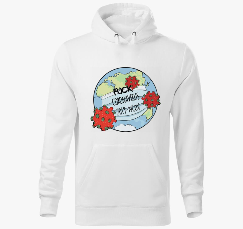 Covid 19 kapucnis pulóver