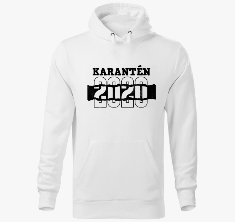 Karantén 2020 kapucnis pulóver