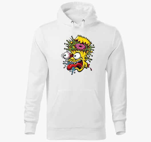 Bart Simpson kapucnis pulóver