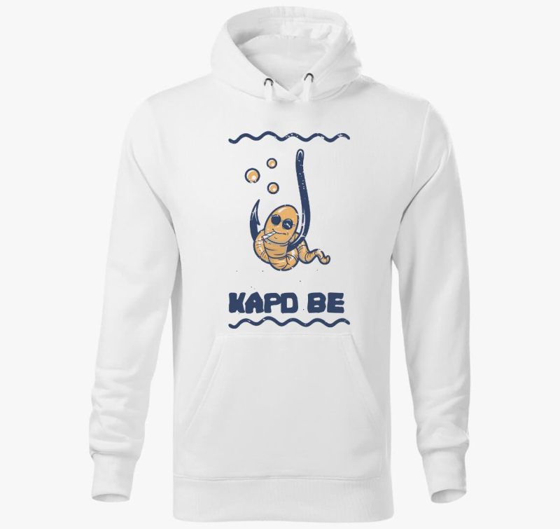 Csalis kapucnis pulóver