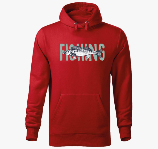 Süllő - Horgászos kapucnis pul...