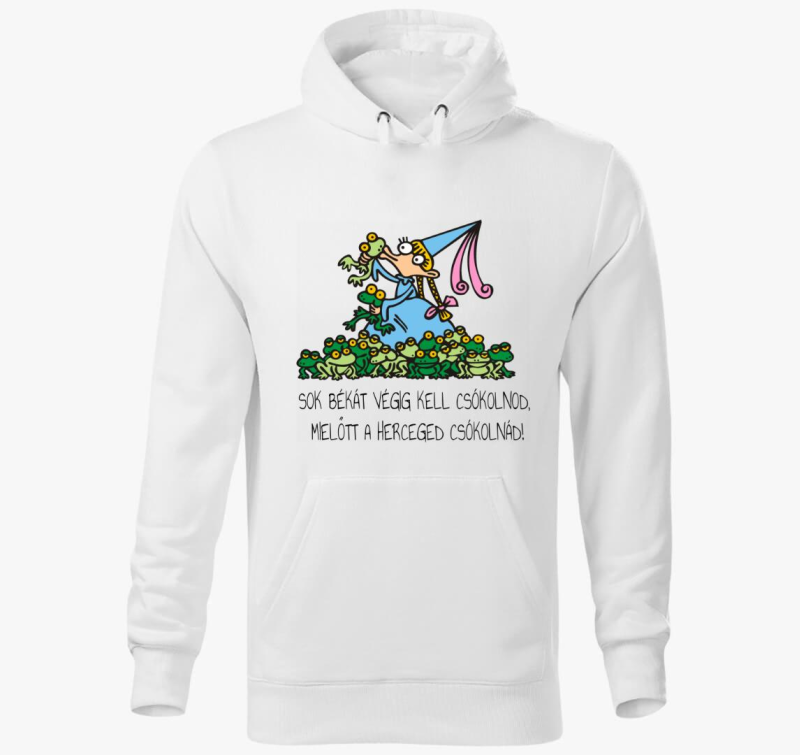 Békacsókolgató hercegnő kapucnis pulóver