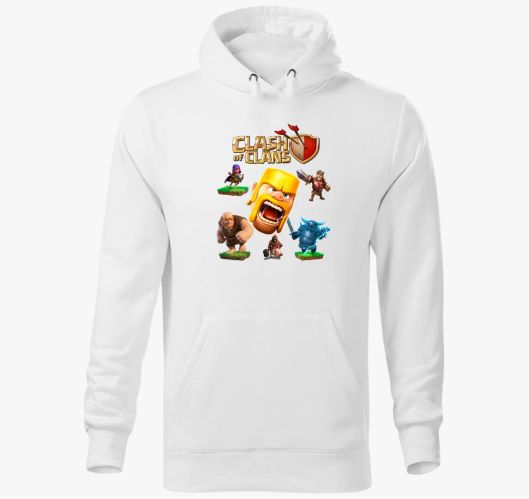 Clash of clans kapucnis pulóve...