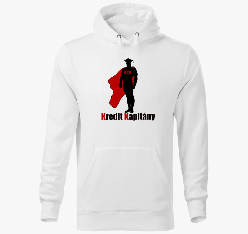 Kredit kapitány logós kapucnis pulóver