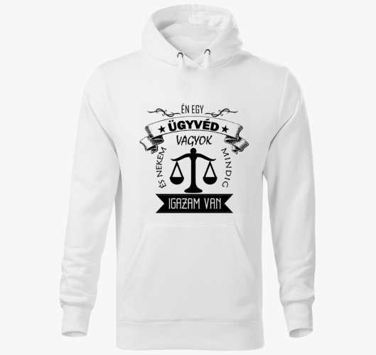 Ügyvéd kapucnis pulóver - Mind...