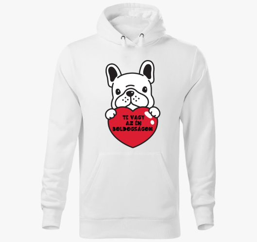 Kutyás Valentin napi kapucnis ...