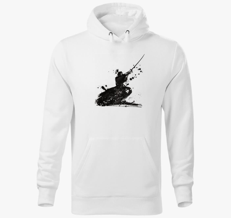 Szamurájos kapucnis pulóver