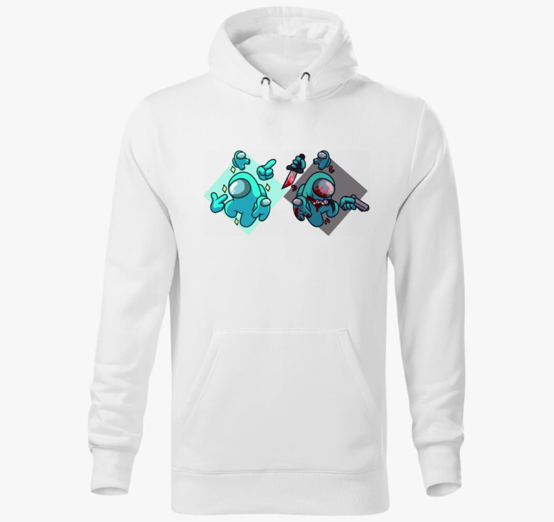 Among Us impostor 2 kapucnis pulóver