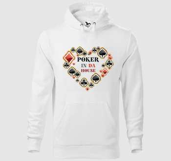 Pókeres kapucnis pulóver - Házigazdáknak