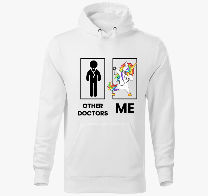 Király orvosos kapucnis pulóver