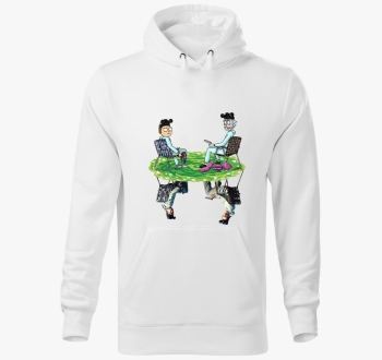 Rick és Morty Breaking Bad fúzió kapucnis pulóver