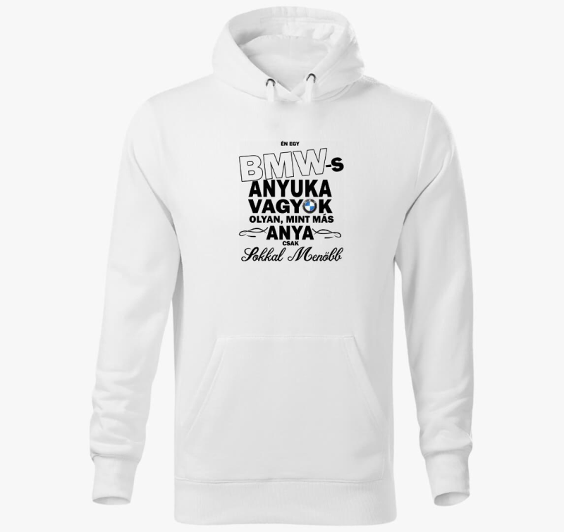 II. BMW-s anyuka kapucnis pulóver
