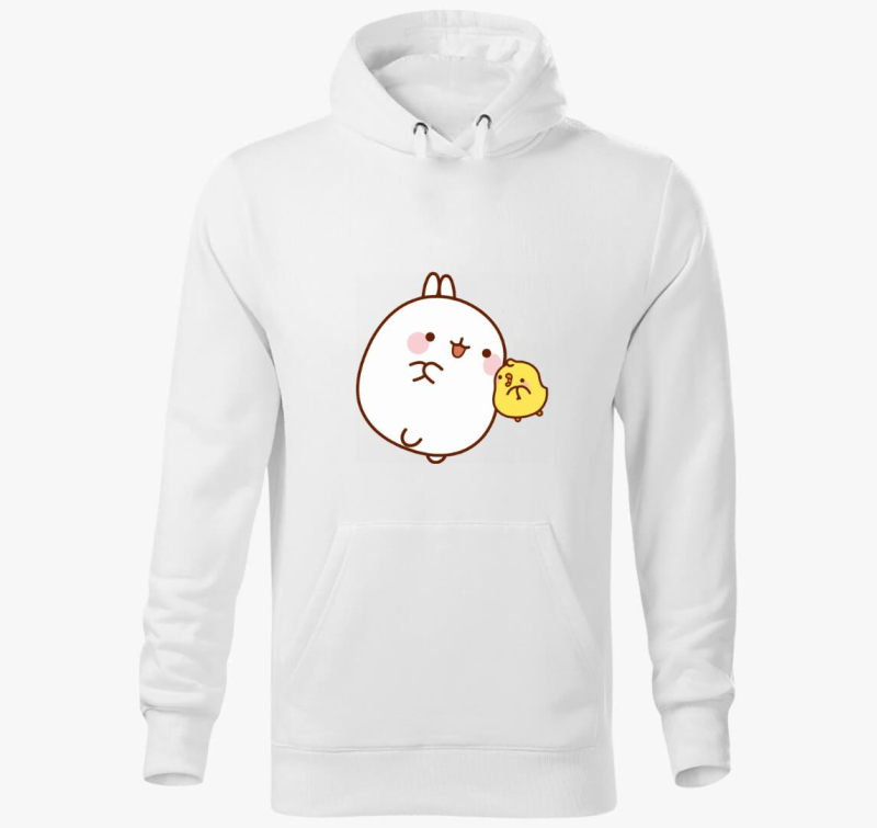 Nyuszi és csibe - gyerek kapucnis pulóver