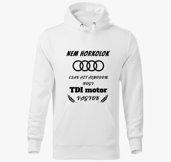 Nem horkolok kapucnis pulóver