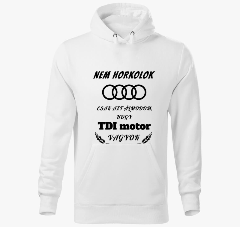 Nem horkolok kapucnis pulóver