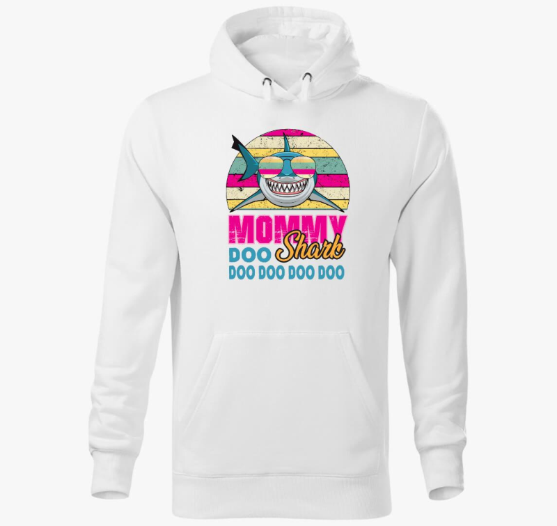 Mommy shark kapucnis pulóver