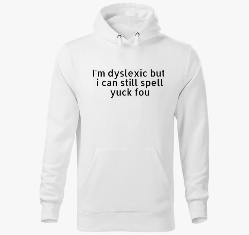 Tudok még betűzni kapucnis pulóver