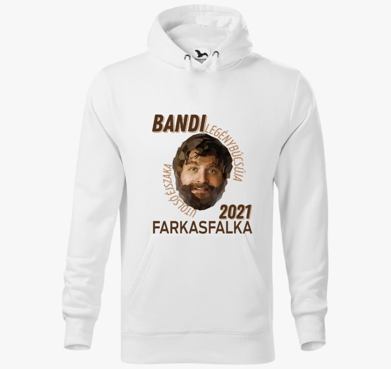 Farkasfalka legénybúcsús kapucnis pulóver