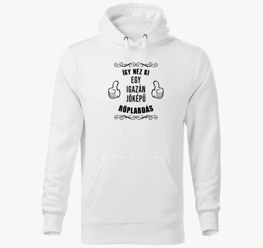 Jóképű röplabdás kapucnis puló...