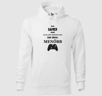Menő gamer kapucnis pulóver (xbox változat)