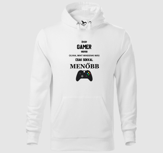 Menő gamer kapucnis pulóver (x...