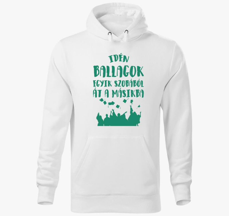 Ballagós kapucnis pulóver