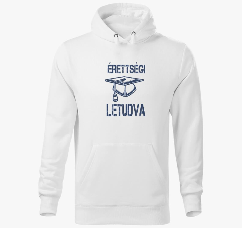 Érettségi letudva kapucnis pulóver