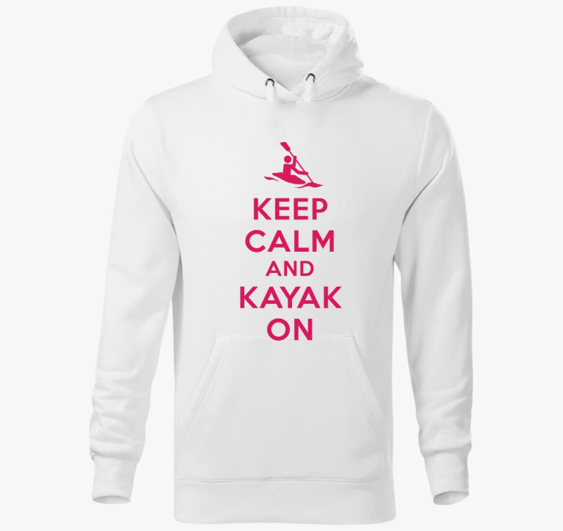 Keep calm keep kayak ON kapucnis pulóver