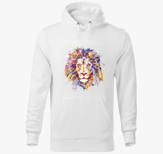 Lion - Oroszlán kapucnis pulóv...