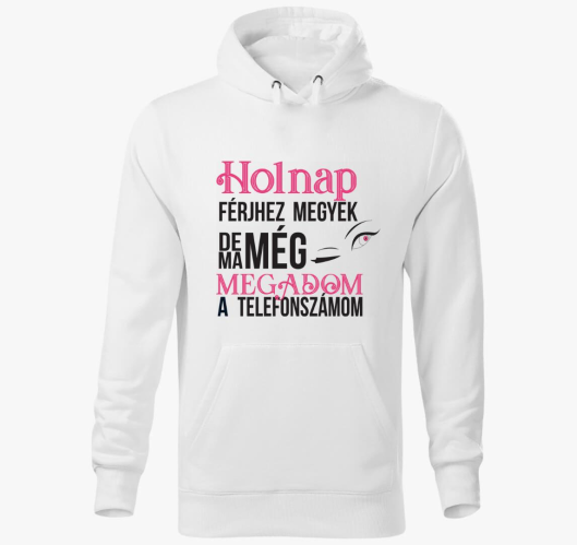 Holnap férjhez megyek kapucnis...