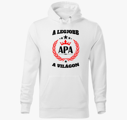 A legjobb apuka kapucnis pulóv...