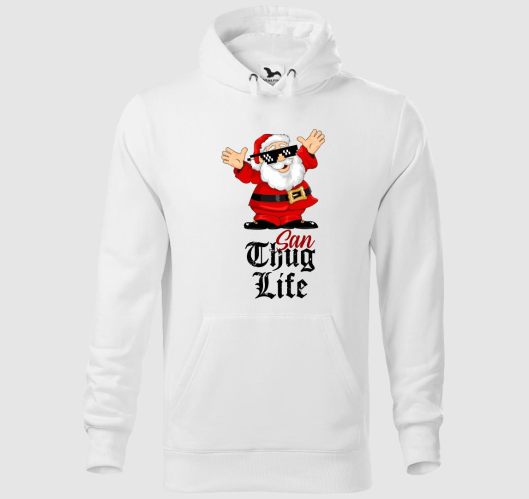 San Thug Life kapucnis pulóver...