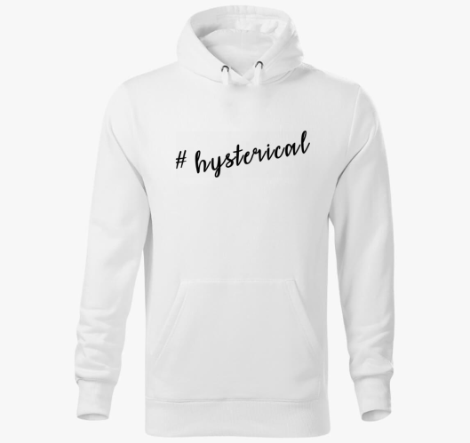 #Hysterical kapucnis pulóver