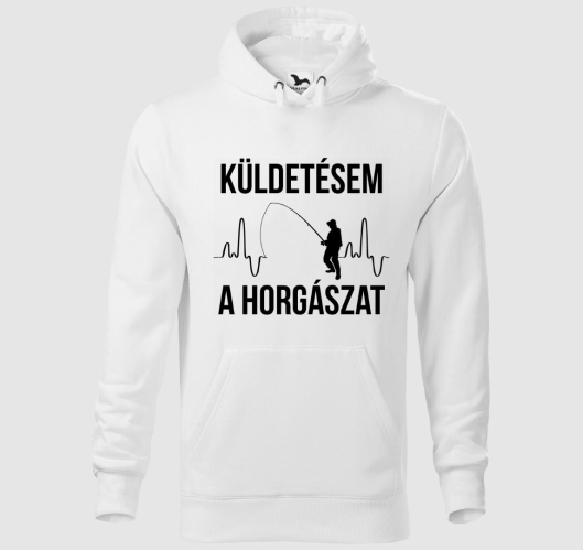 Küldetésem a horgászat kapucni...