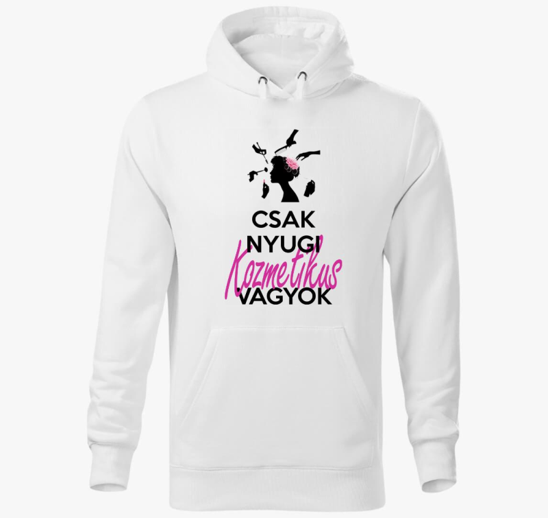 Kozmetikus kapucnis pulóver