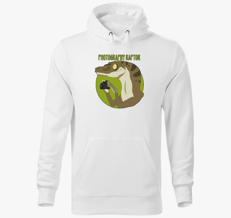 Fotográf Raptor kapucnis pulóver