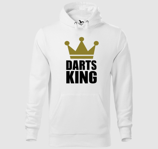 Darts King kapucnis pulóver