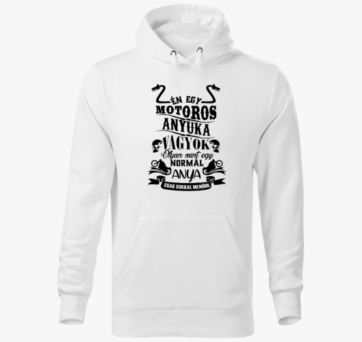 Motoros anyuka kapucnis pulóve...