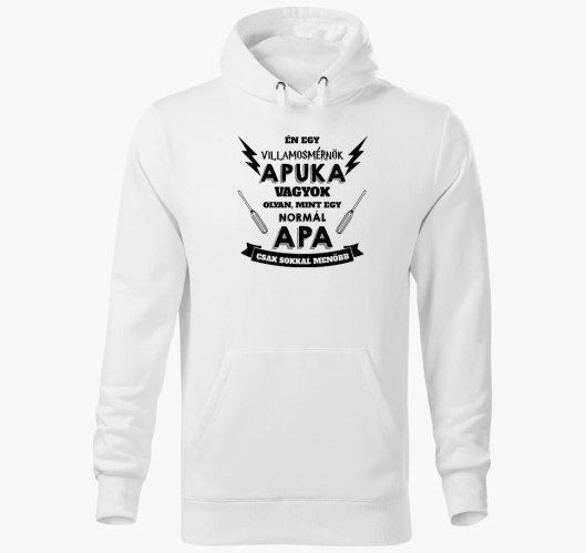 Villamosmérnök apuka kapucnis ...