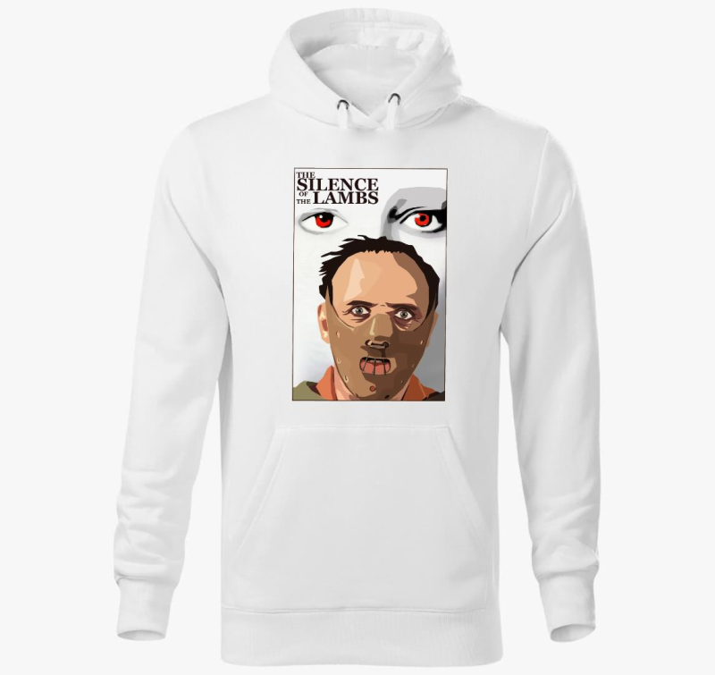 A bárányok hallgatnak - Silence of the lambs kapucnis pulóver