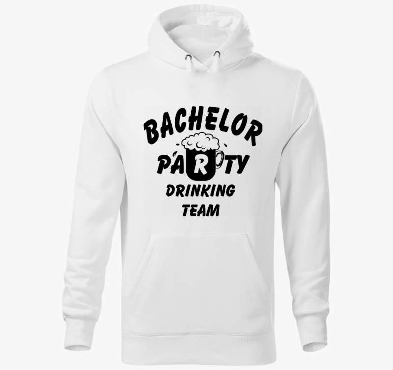 Legénybúcsú Bachelor party drinking team kapucnis pulóver