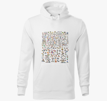 8bit Nintendo kapucnis pulóver - Retro style!