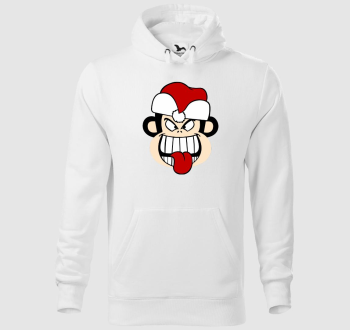 Karácsonyi majom kapucnis pulóver
