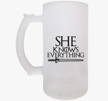 She Knows everything...